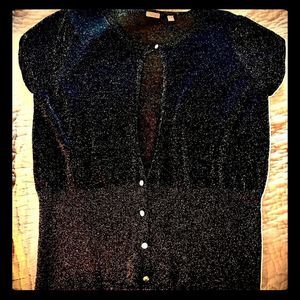 Halogen |  Metallic Thread Cardigan